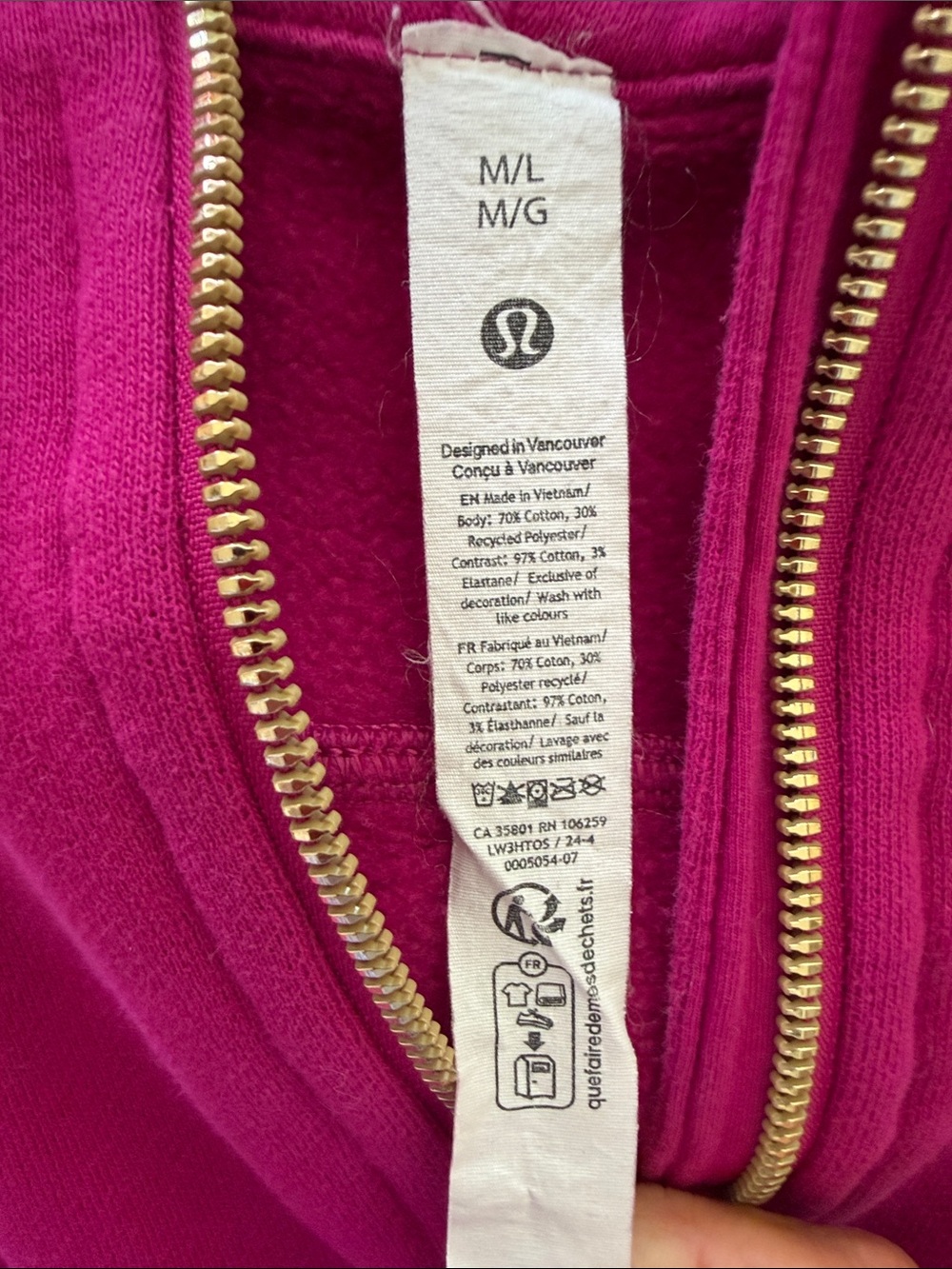 Lululemon Scuba Oversized Half Zip Hoodie - Picture 5 of 13
